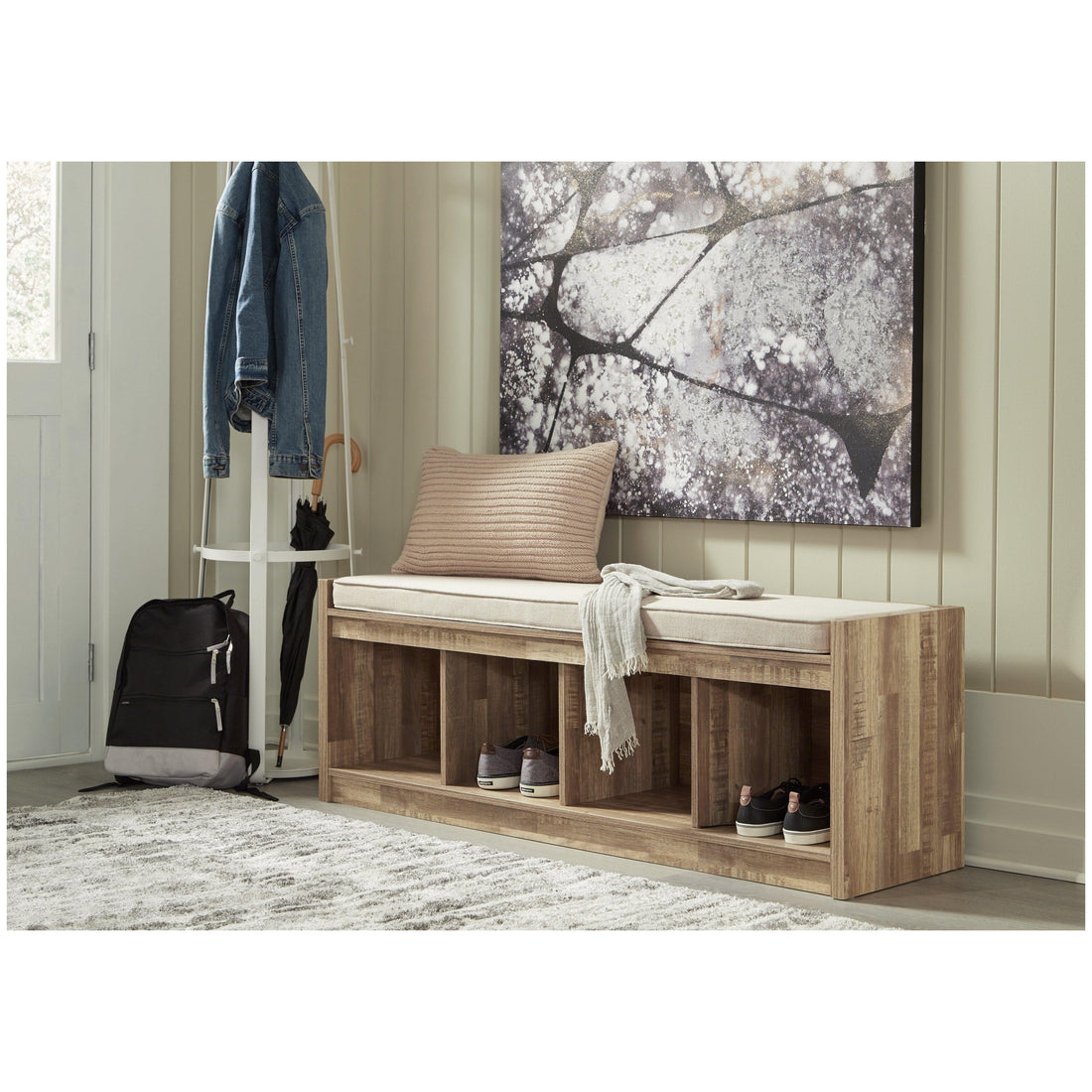Gerdanet Storage Bench Ash-A3000316