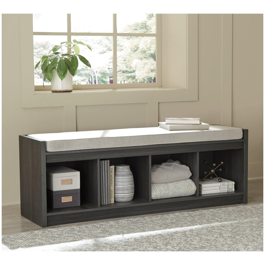 Yarlow Storage Bench Ash-A3000319