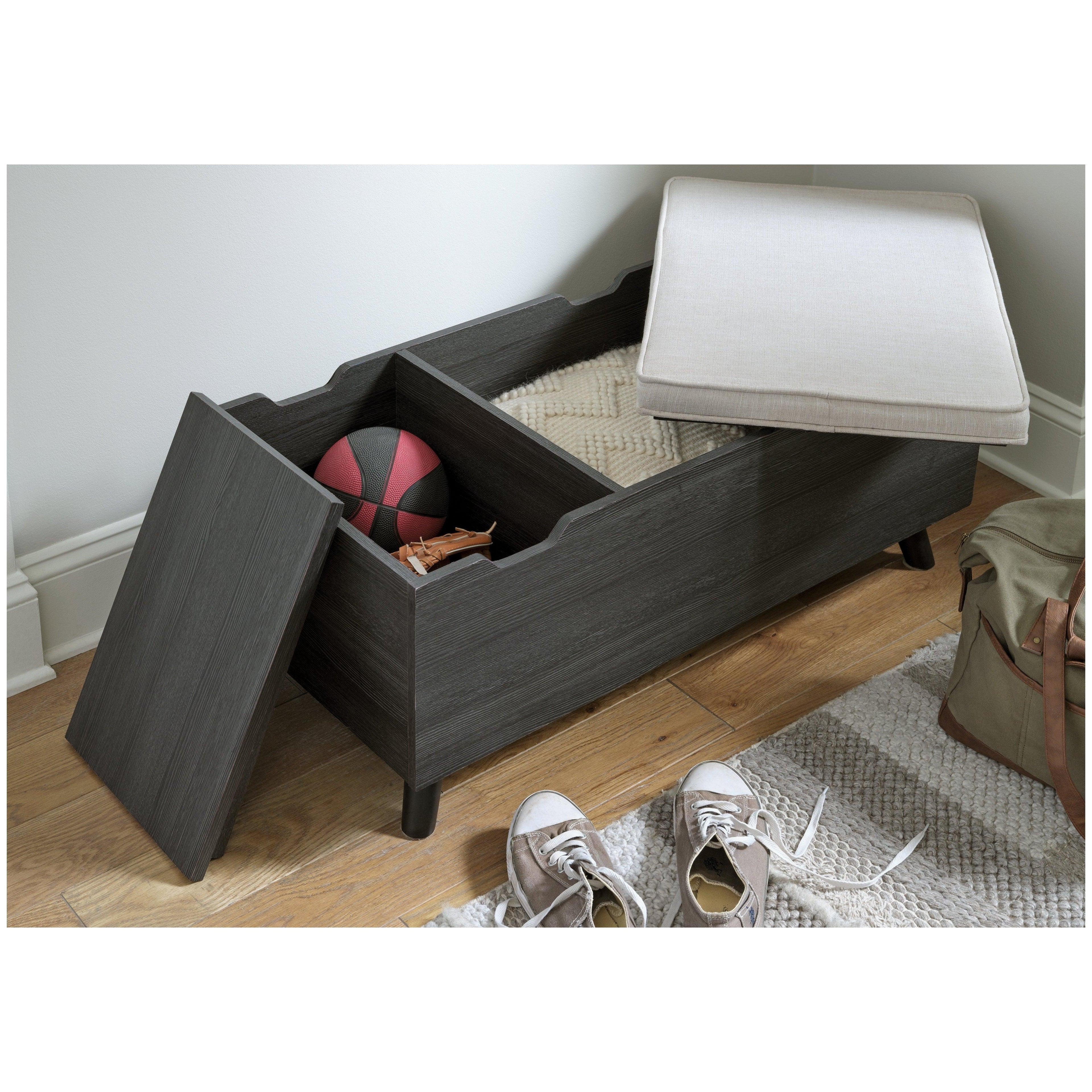 Yarlow Storage Bench Ash-A3000321