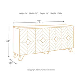 Robin Ridge Accent Cabinet Ash-A4000031