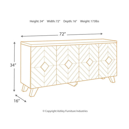 Robin Ridge Accent Cabinet Ash-A4000031
