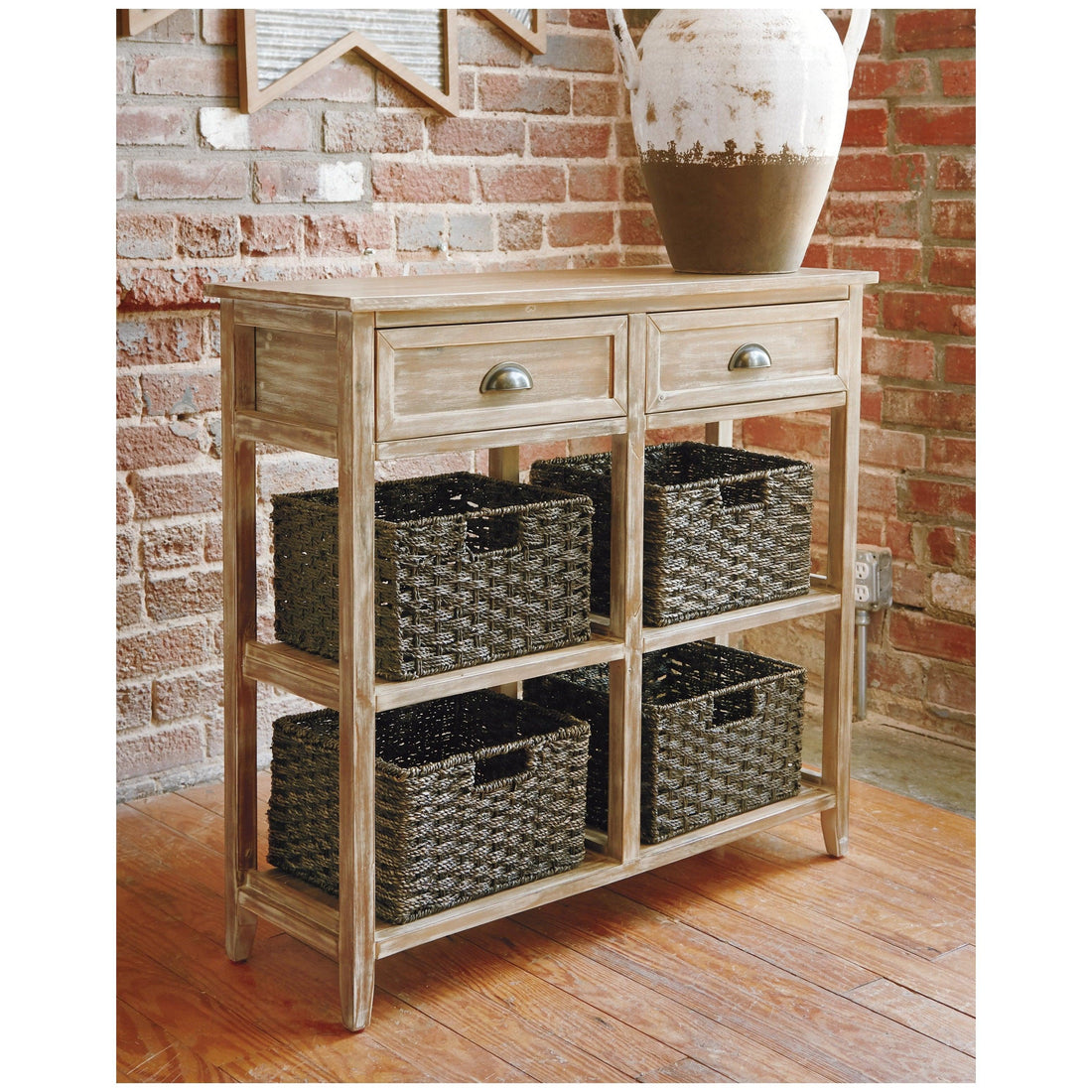 Oslember Sofa/Console Table Ash-A4000142