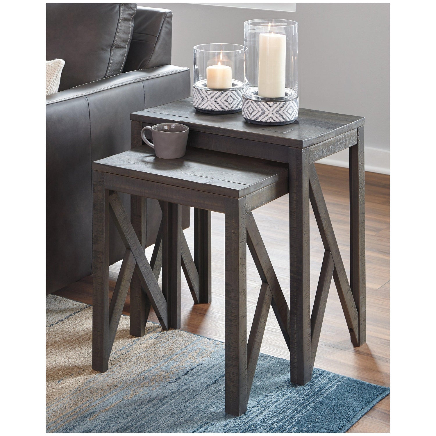 Emerdale Accent Table (Set of 2) Ash-A4000229