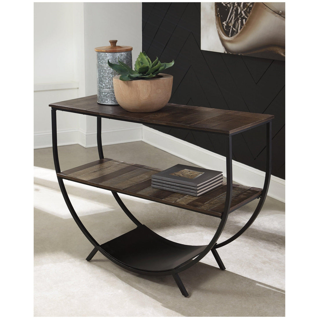 Lamoney Sofa/Console Table Ash-A4000234