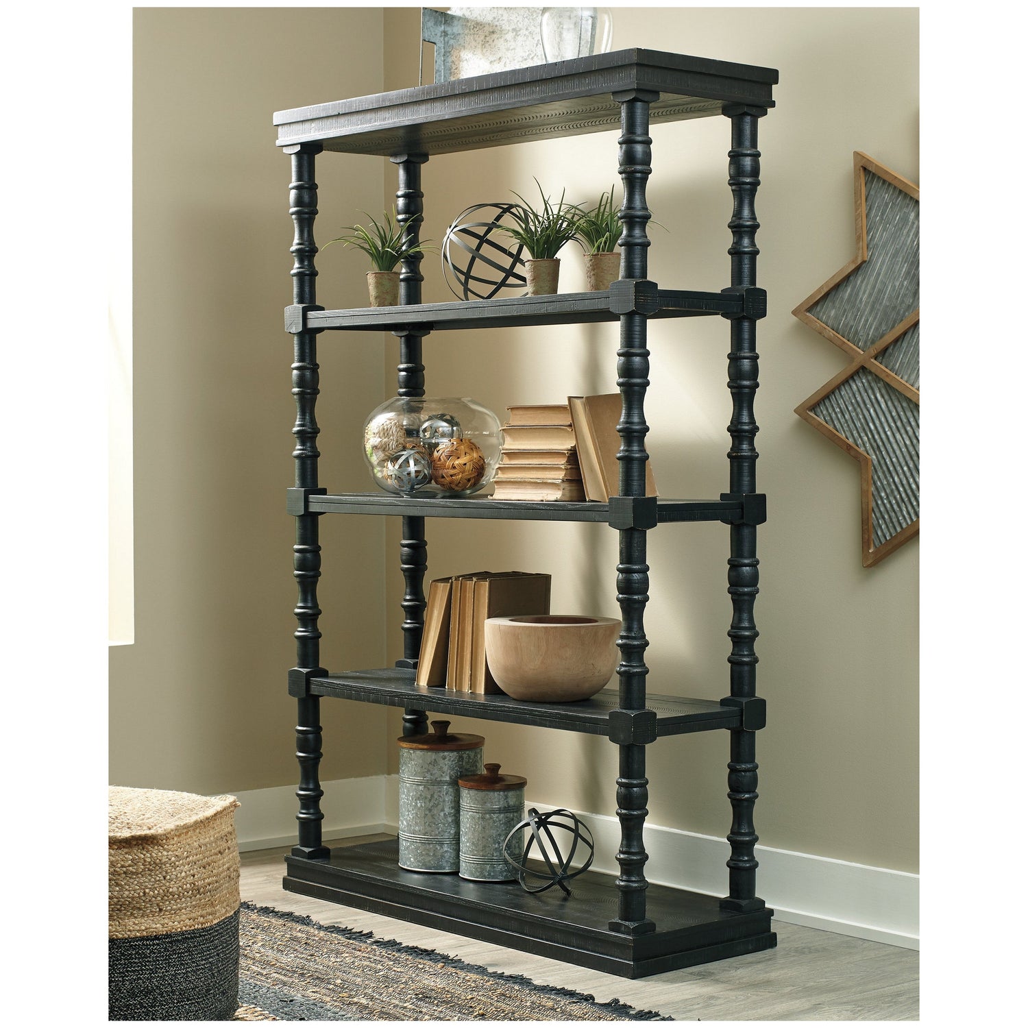 Dannerville 74&quot; Bookcase Ash-A4000281