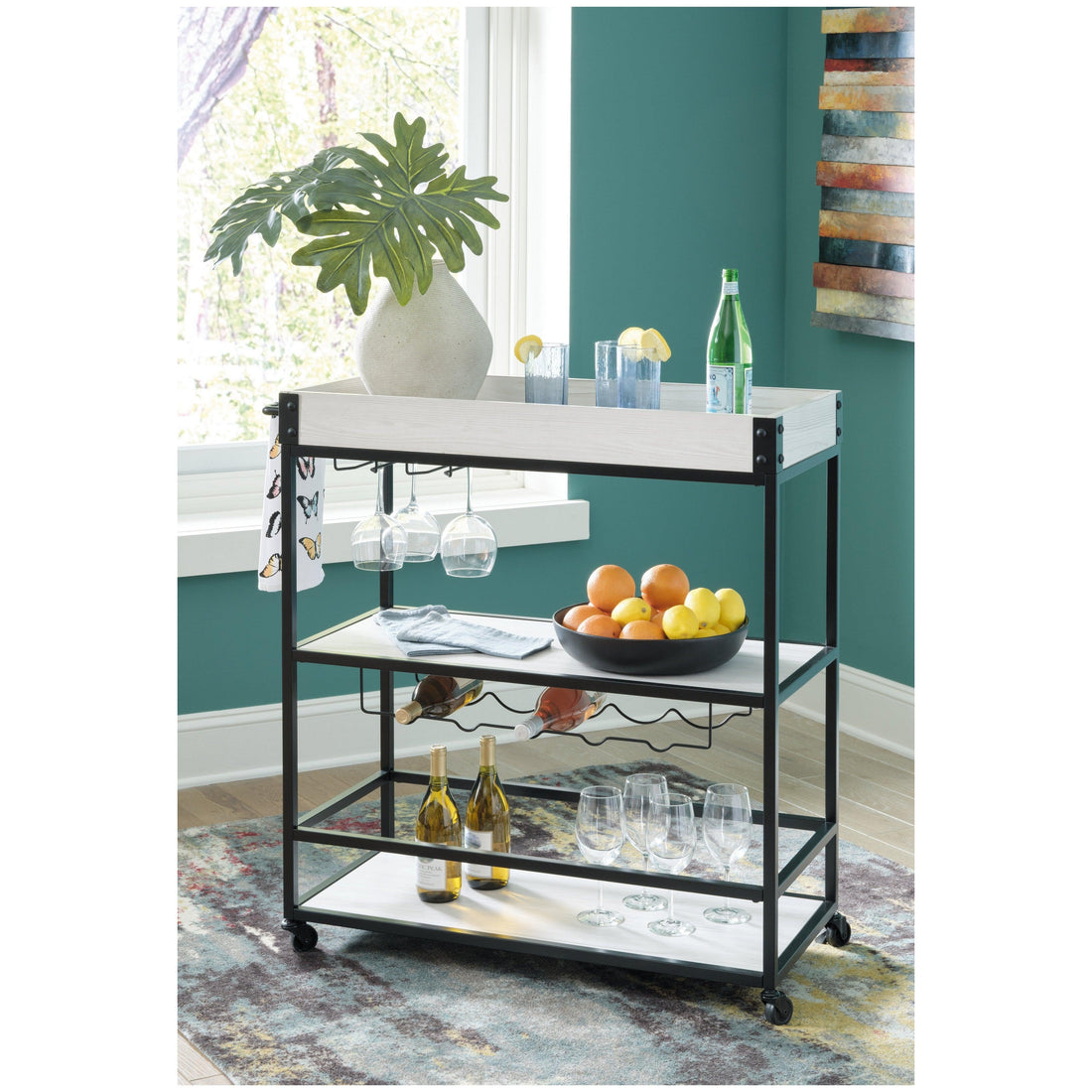 Bayflynn Bar Cart Ash-A4000393