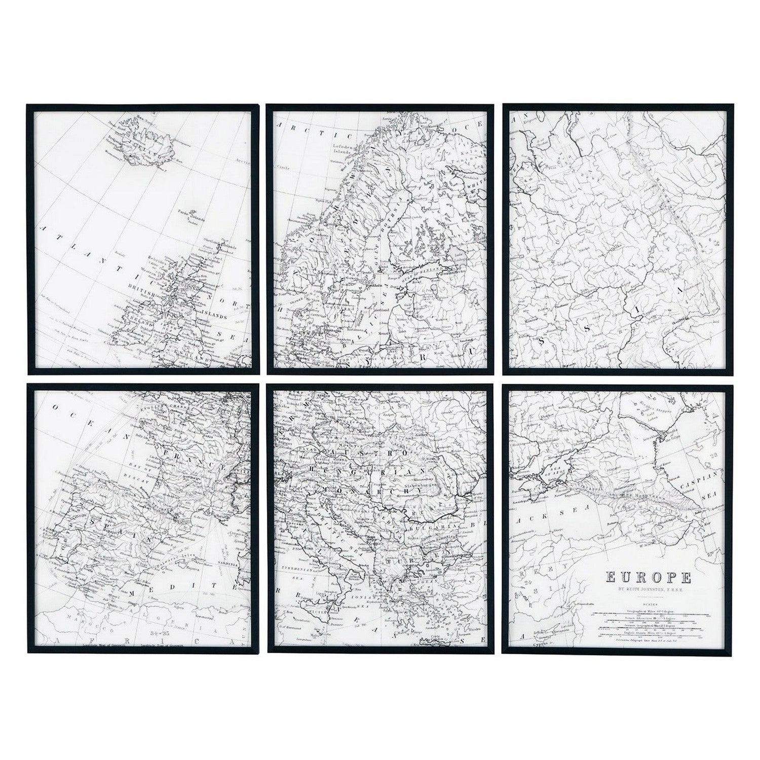 Avanworth Wall Art (Set of 6) Ash-A8000335