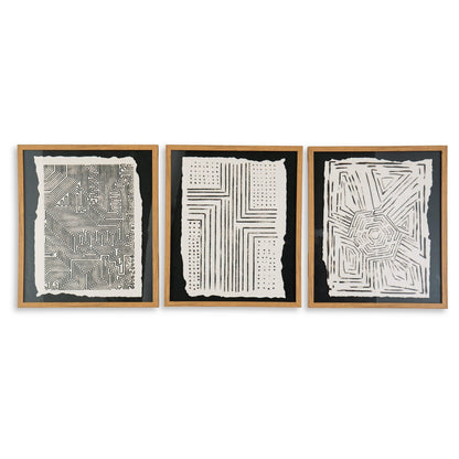 Wonderstow Wall Art (Set of 3) Ash-A8000351