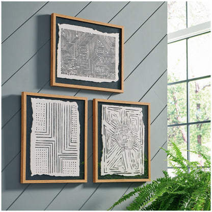 Wonderstow Wall Art (Set of 3) Ash-A8000351
