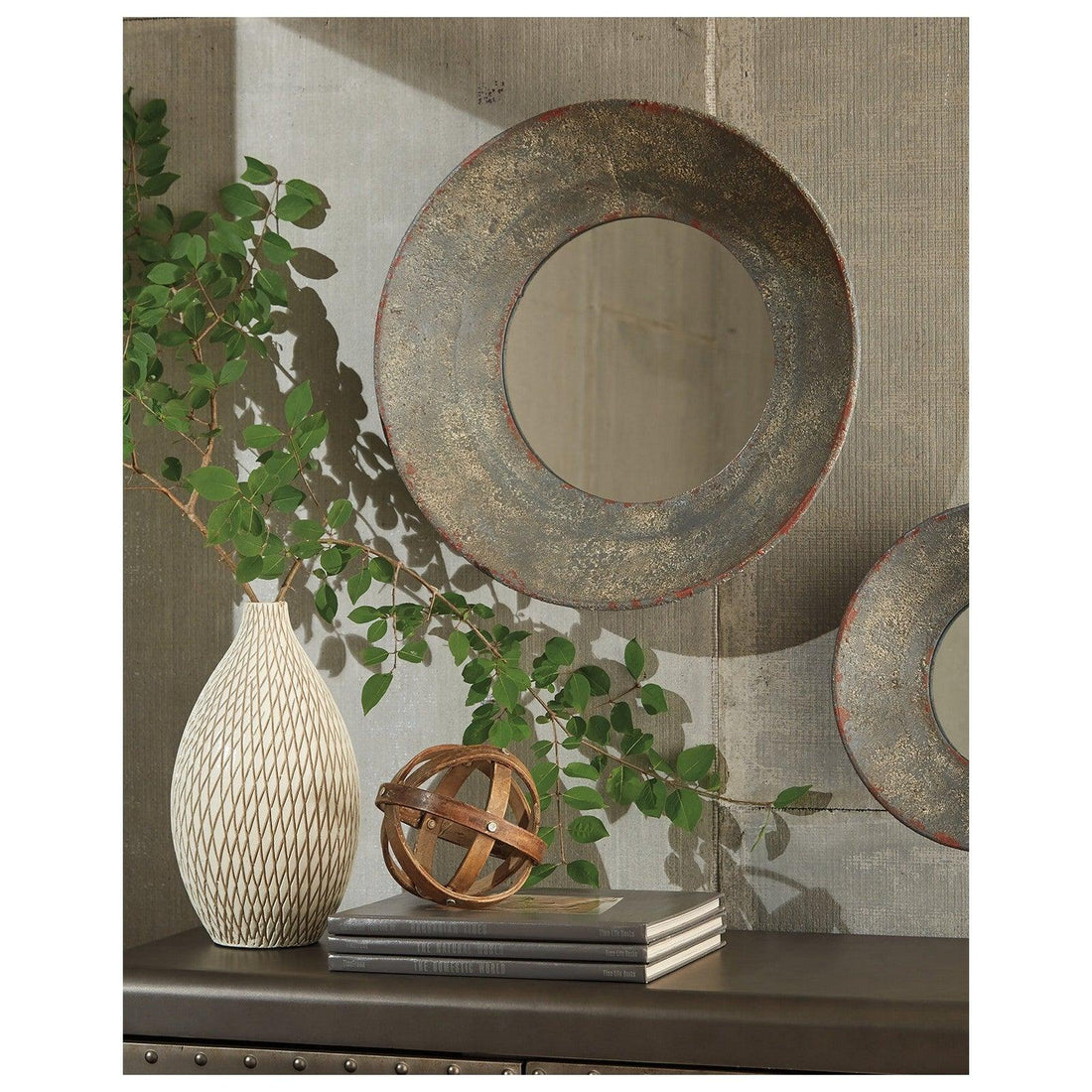 Carine Accent Mirror Ash-A8010146