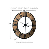 Byram Wall Clock Ash-A8010178
