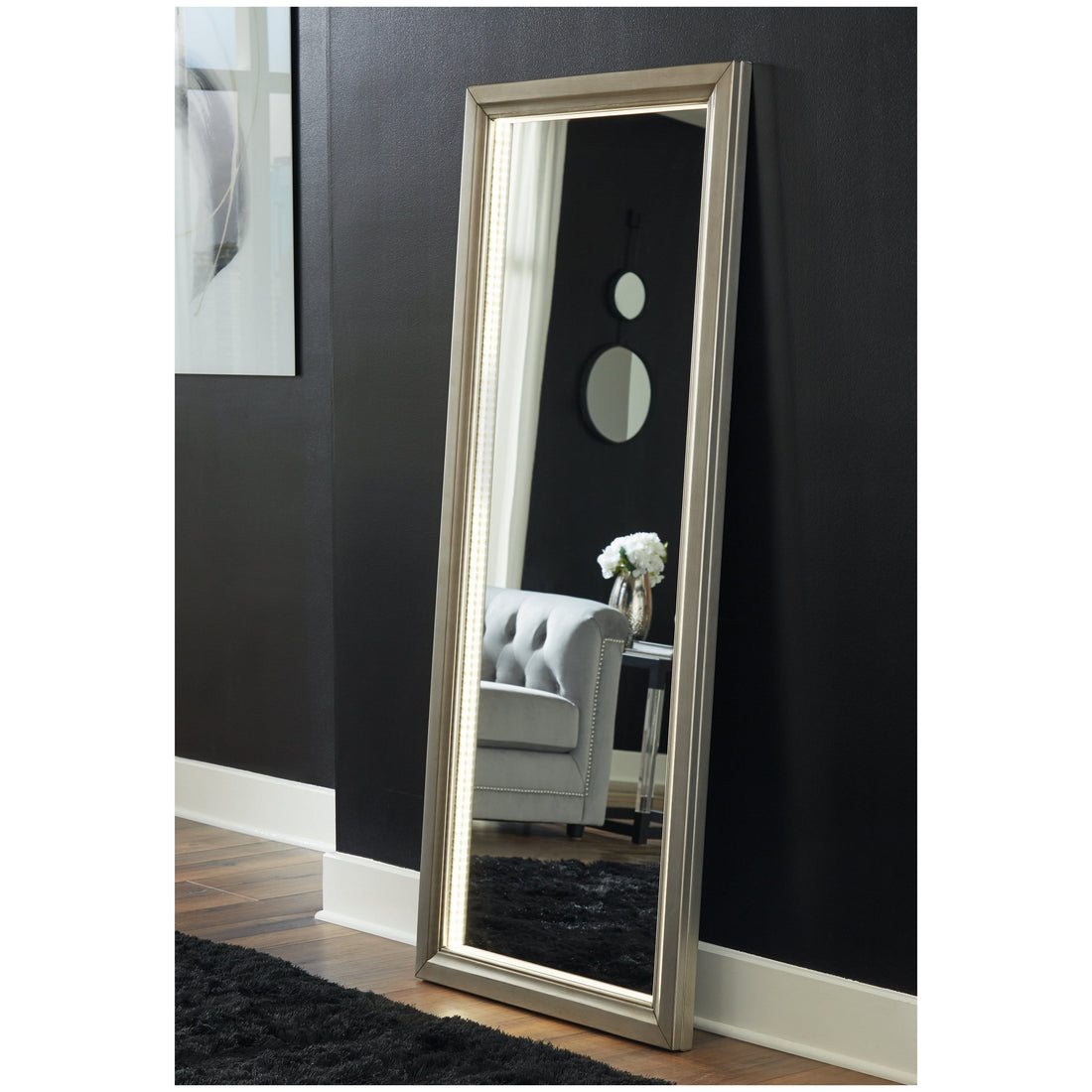 Kendalynn Floor Mirror Ash-A8010195
