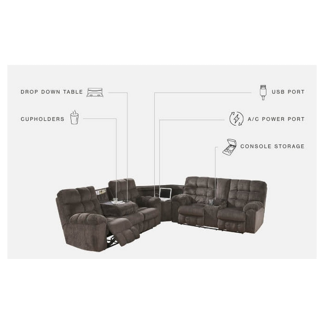 Ashley cheap acieona sectional