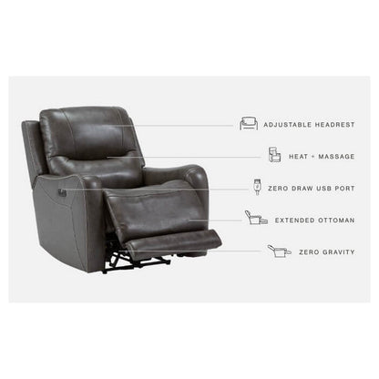 Galahad Power Recliner Ash-6610306