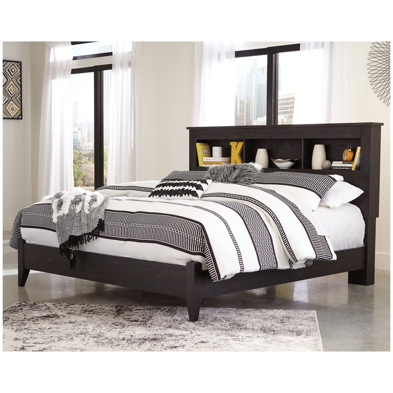 Reylow Bookcase Bed