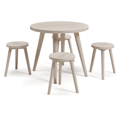 Blariden Table and Chairs (Set of 5) Ash-B008-125