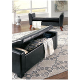 Benches Upholstered Storage Bench Ash-B010-109