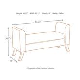Benches Upholstered Storage Bench Ash-B010-109