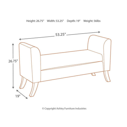 Benches Upholstered Storage Bench Ash-B010-109