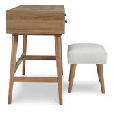 Thadamere Vanity with Stool