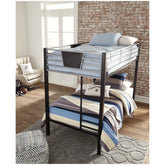 Dinsmore Twin over Twin Bunk Bed with Ladder Ash-B106-59