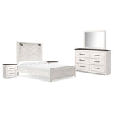 Gerridan Queen Panel Bed, Dresser, Mirror, and 2 Nightstands Ash-B1190B17