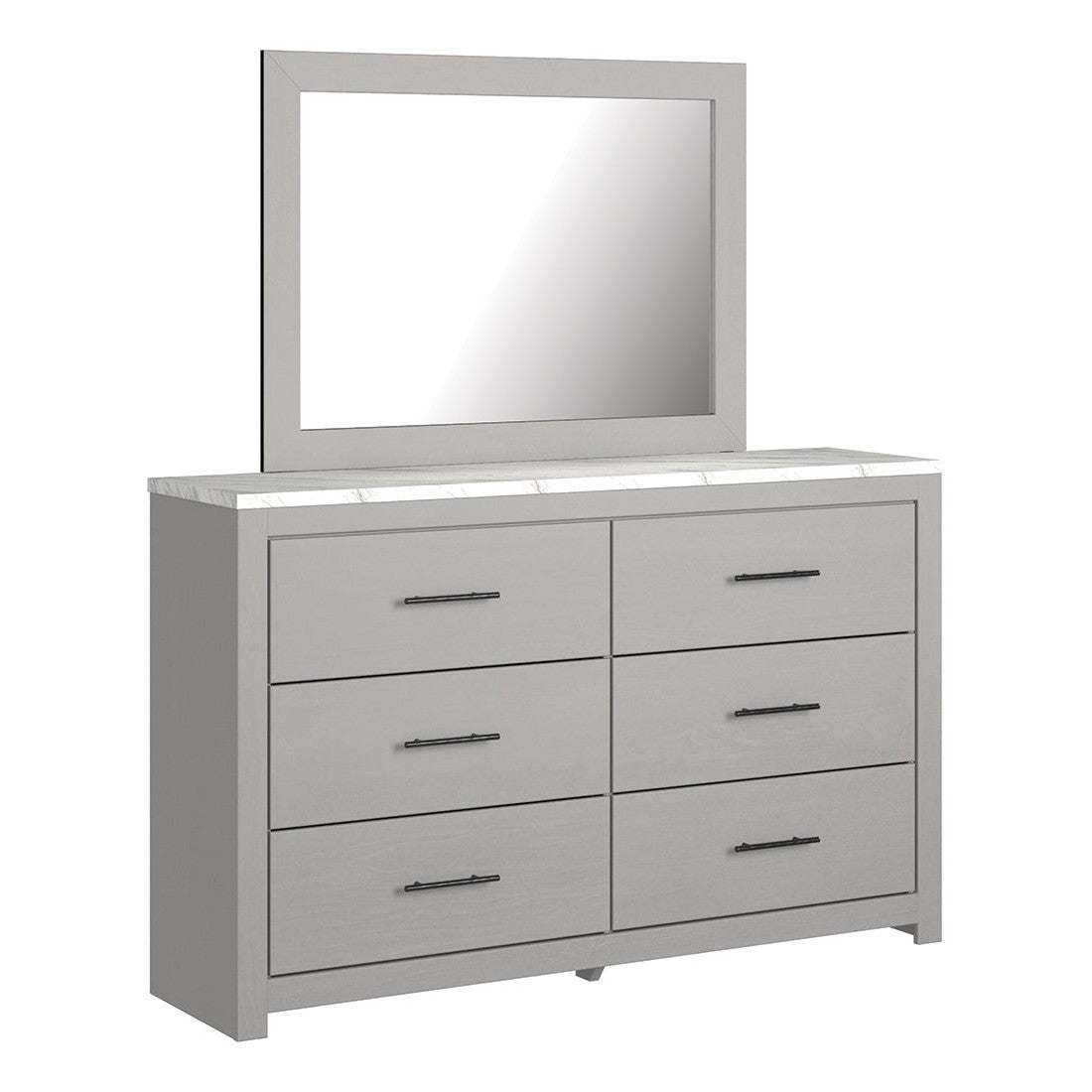 Cottonburg Dresser and Mirror Ash-B1192B1