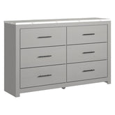 Cottonburg Dresser and Mirror Ash-B1192B1