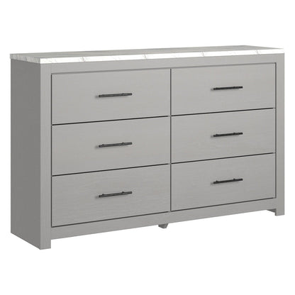 Cottonburg Dresser and Mirror Ash-B1192B1