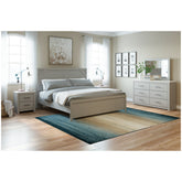 Cottonburg Dresser and Mirror Ash-B1192B1