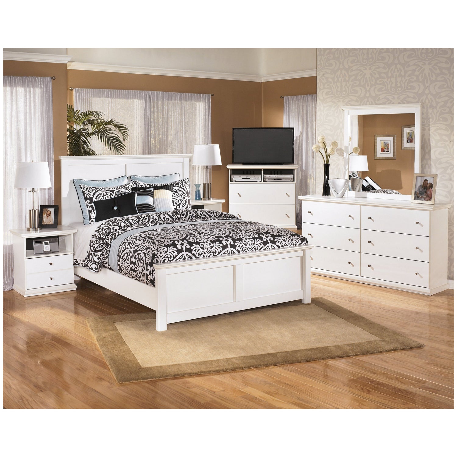 Bostwick Shoals Dresser and Mirror Ash-B139B1