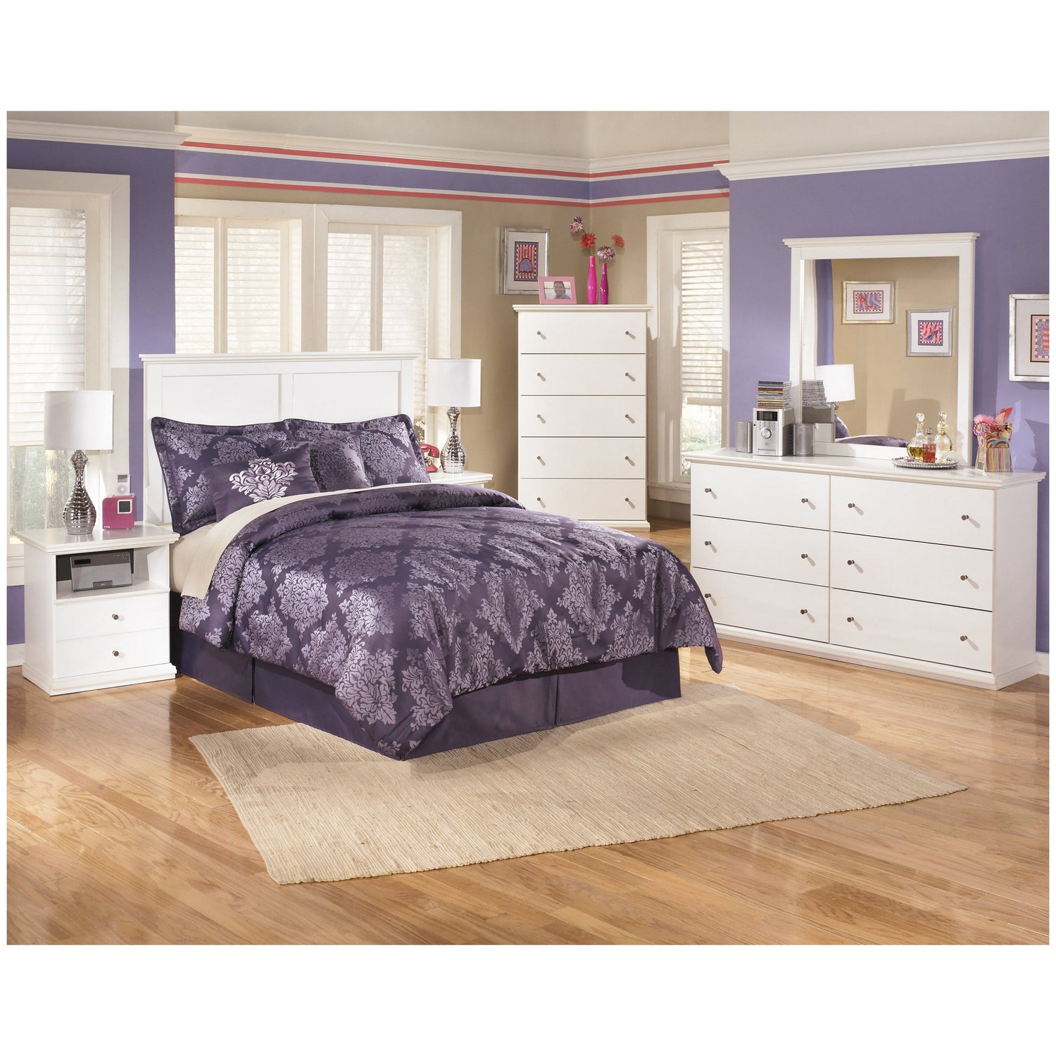 Bostwick Shoals Dresser and Mirror Ash-B139B1