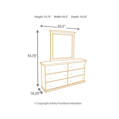 Bostwick Shoals Dresser and Mirror Ash-B139B1