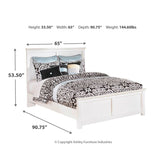 Bostwick Shoals Queen Panel Bed, Dresser, Mirror and 2 Nightstands Ash-B139B16