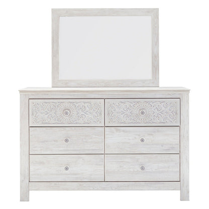 Paxberry Dresser and Mirror Ash-B181B8