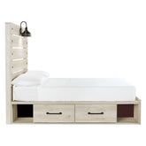 Cambeck Panel Bed with 2 Storage Drawers