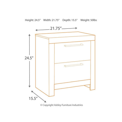 Derekson Nightstand Ash-B200-92