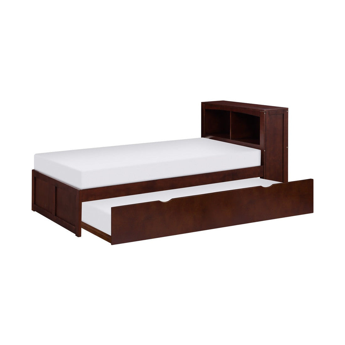 (3) Twin Bookcase Bed with Twin Trundle B2013BCDC-1R*