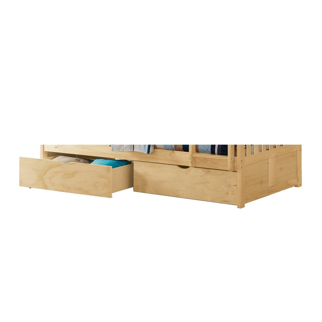 2 PCS STORAGE BOXES WITH CASTERS, K/D B2043-T