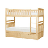 (4) Twin/Twin Bunk Bed with Storage Boxes B2043-1*T