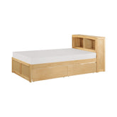 (3) Twin Bookcase Bed with Storage Boxes B2043BC-1T*