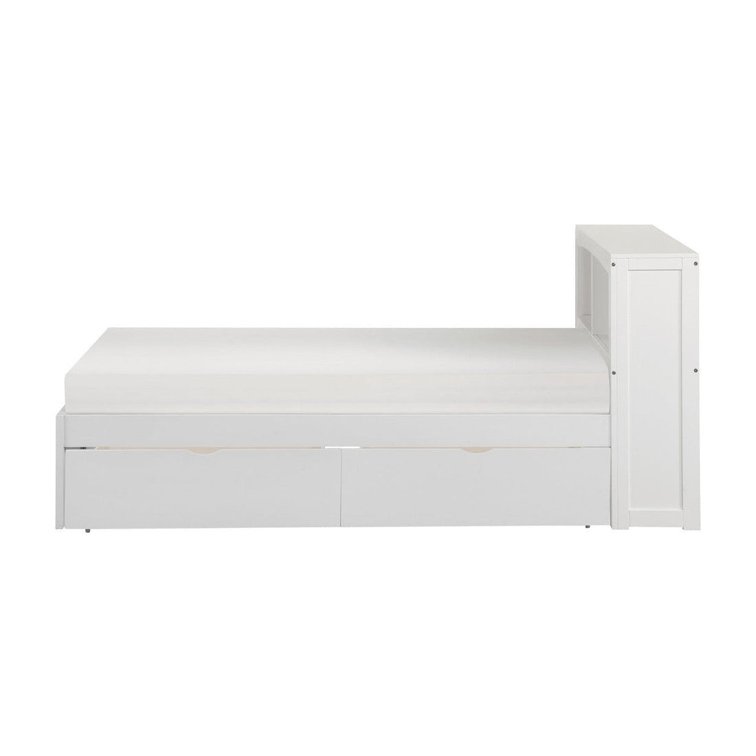 (3) Twin Bookcase Bed with Storage Boxes B2053BCW-1T*