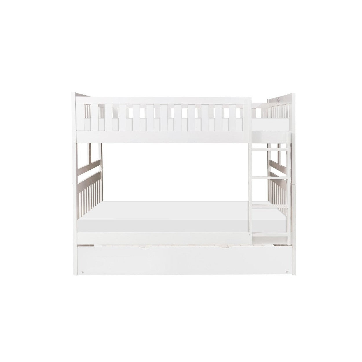 (4) Full/Full Bunk Bed with Twin Trundle B2053FFW-1*R
