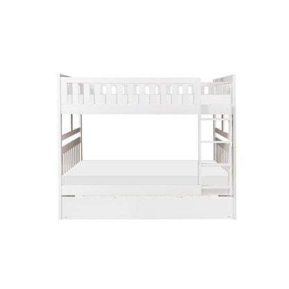 (4) Full/Full Bunk Bed with Twin Trundle B2053FFW-1*R