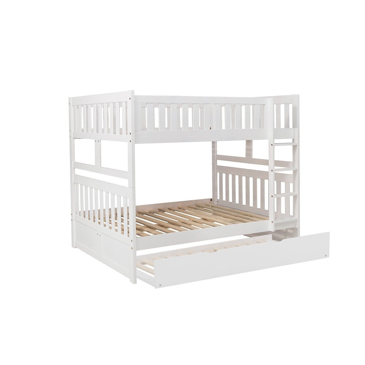 (4) Full/Full Bunk Bed with Twin Trundle B2053FFW-1*R