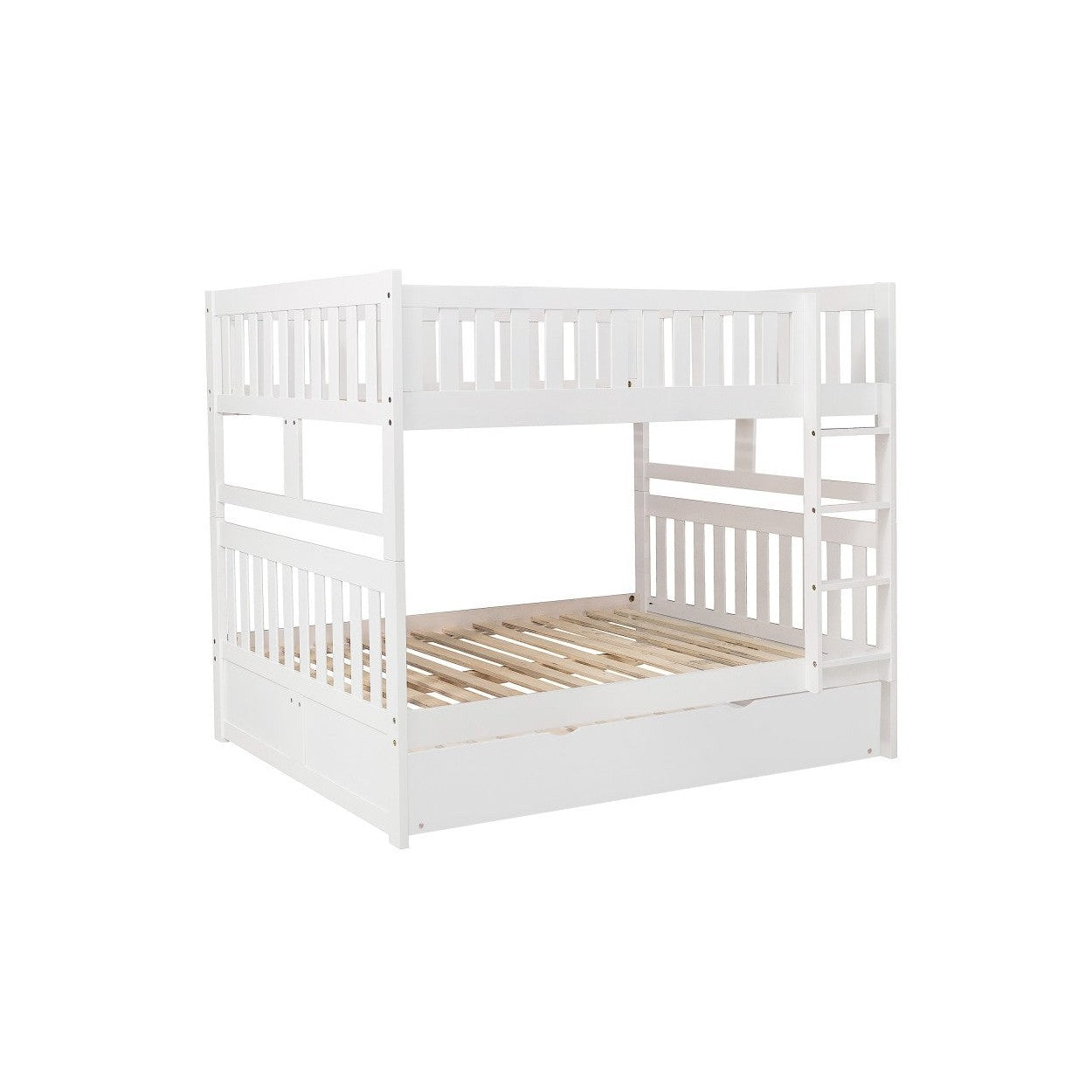 (4) Full/Full Bunk Bed with Twin Trundle B2053FFW-1*R