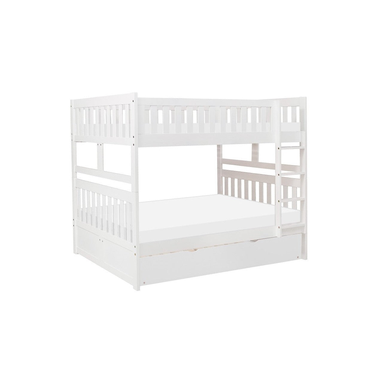 (4) Full/Full Bunk Bed with Twin Trundle B2053FFW-1*R
