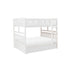 (4) Full/Full Bunk Bed with Storage Boxes B2053FFW-1*T