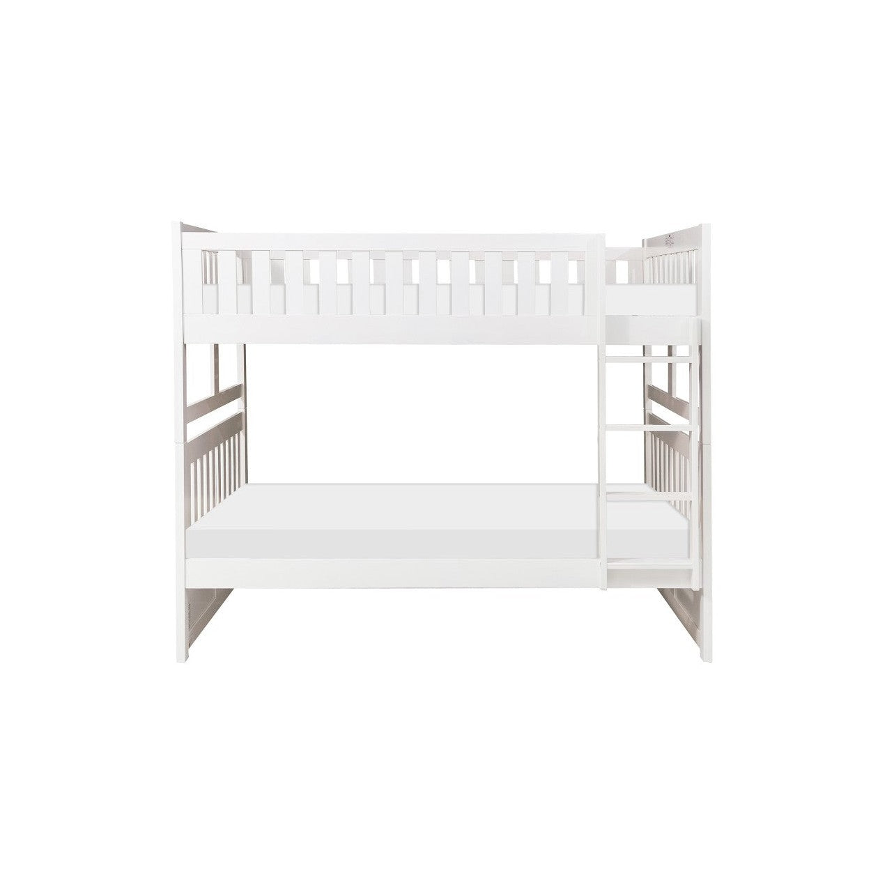 (3) FULL/FULL BUNK BED, WHITE B2053FFW-1*