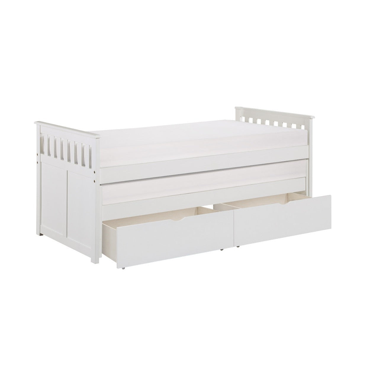 (4) Twin/Twin Bed with Storage Boxes B2053RTW-1T*